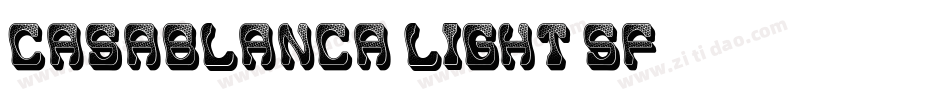 Casablanca Light SF字体转换